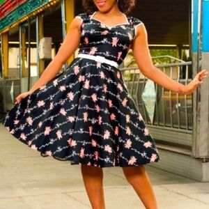 Tipsy Elephant Heidi Dress - Pinup Couture